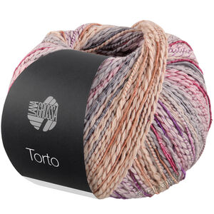 Lana Grossa TORTO | 11-lys beige/pastellrosa/lys grå/pink/fiolett/rosa