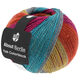 Lana Grossa MEILENWEIT 100g Yak Colorblock (ABOUT BERLIN) | 638-fuksia/jade/grågrønn/grågul/oransje melert
