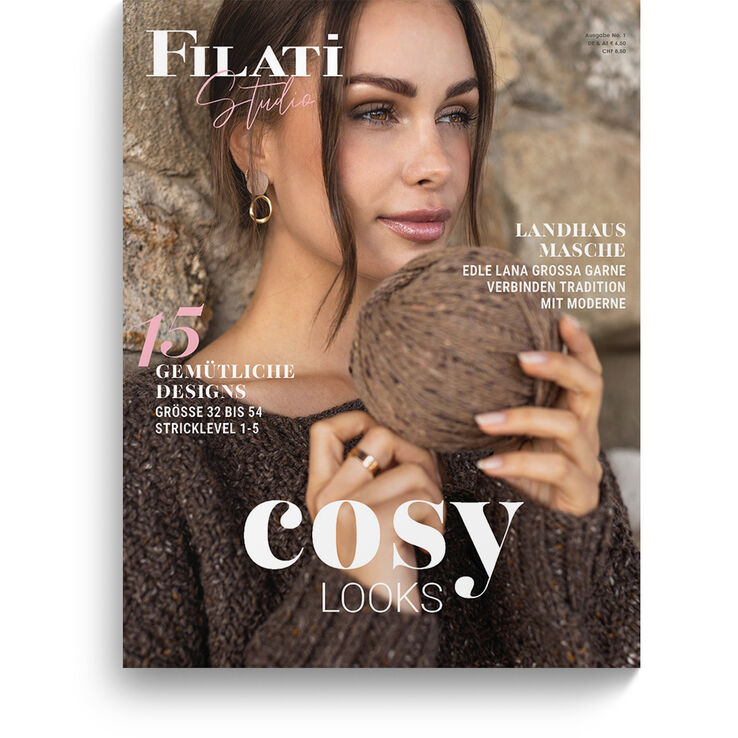 Cosy Looks No. 1 - Magasin (DE) + Strikkeopskrifter (NO) fra FILATI Studio