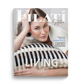 LIVING No. 1 - Magasin (DE) + Strikkeopskrifter (NO) fra FILATI Studio