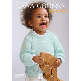 INFANTI No. 21 - Magasin (DE) + Strikkeopskrifter (DK) fra Lana Grossa