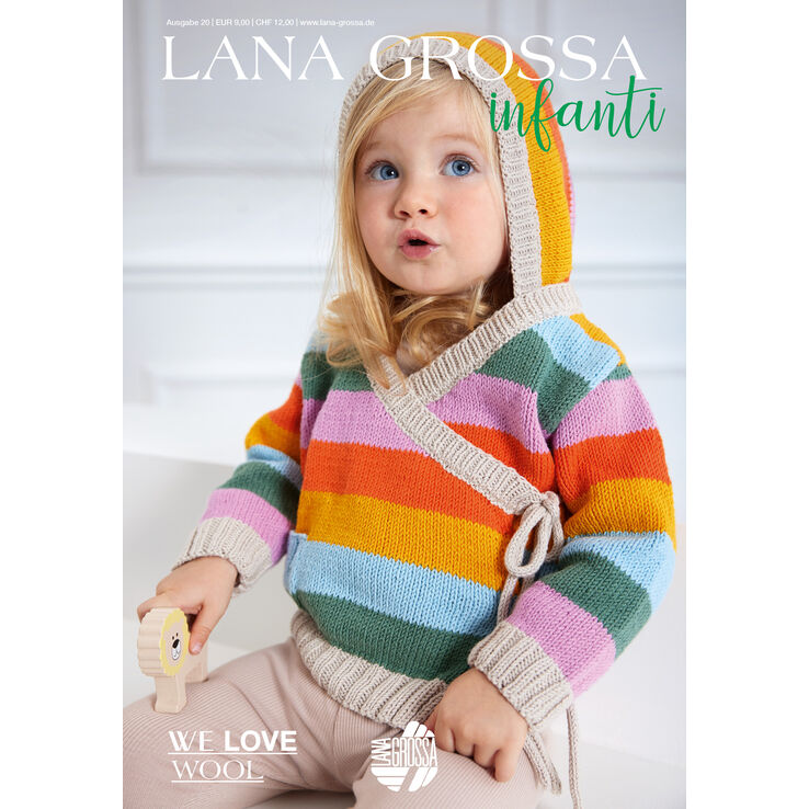 INFANTI No. 20 - Magasin (DE) + Strikkeopskrifter (DK) fra Lana Grossa