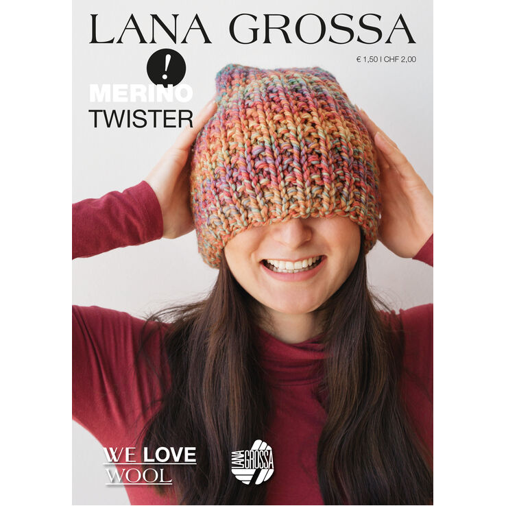 MERINO TWISTER Booklet - German Edition fra Lana Grossa