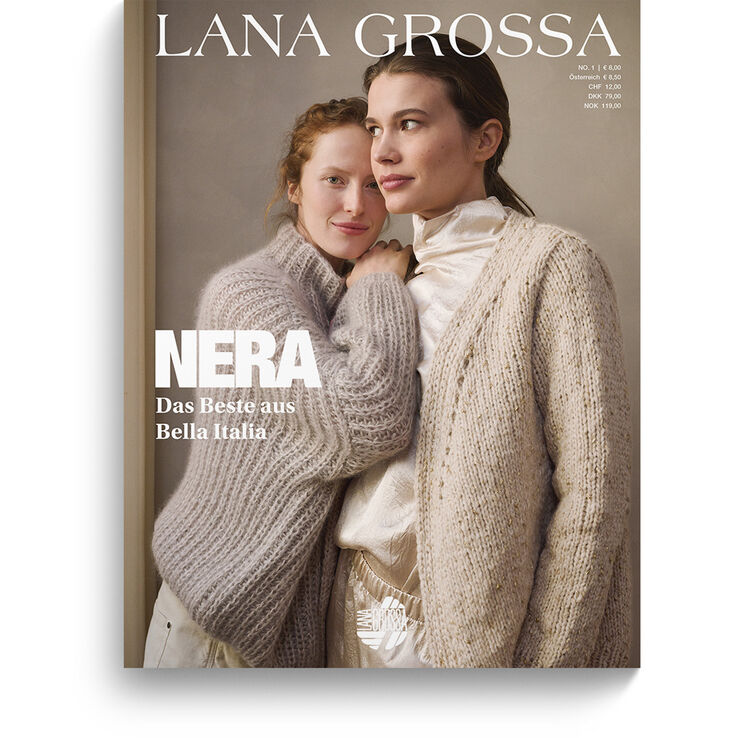 Nera No. 1 - Magazine (DE) + Oppskrifter (NO) fra Lana Grossa