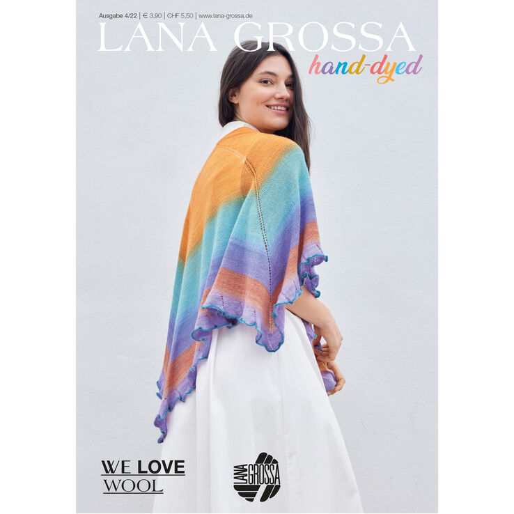 HAND-DYED No. 4 - Magasin (DE) + Opskrifter (DK) fra Lana Grossa