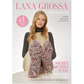 MEILENWEIT No. 6 - Magasin (DE) + Oppskrifter (DK) fra Lana Grossa