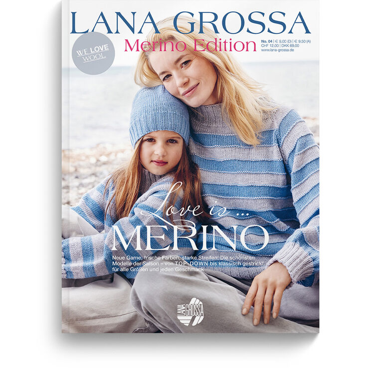 Merino Edition No. 4 - Magazine (DE) + Oppskrifter (NO) fra Lana Grossa