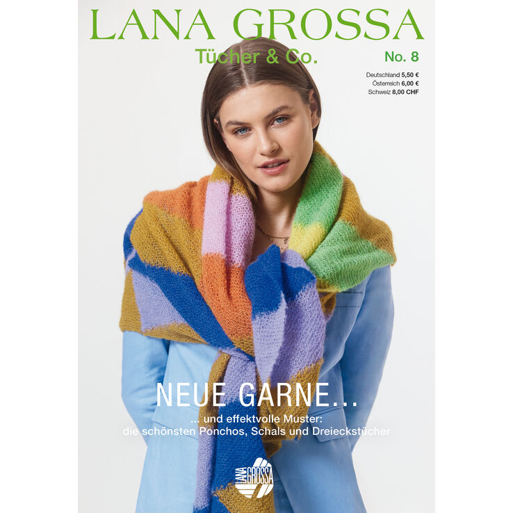 Tücher & Co. No. 8 - German Edition fra Lana Grossa