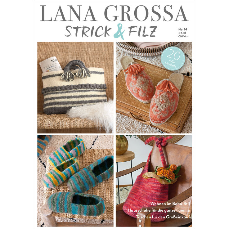 STRICK & FILZ No. 14 - German Edition fra Lana Grossa