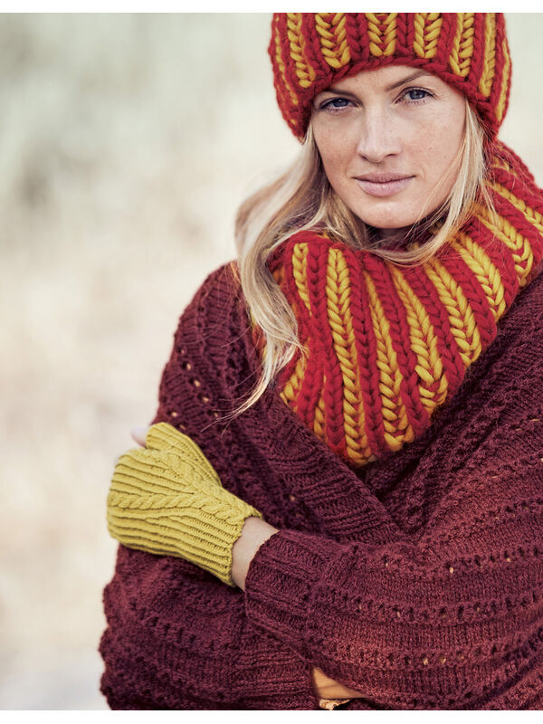 Lana Grossa PULSVARMERE Cool Wool - Strikkeoppskrift (NO)