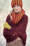 Lana Grossa SKJERF MED ERME  Alta Moda Alpaca - Strikkeoppskrift (NO)