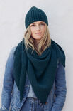 Lana Grossa TREKANTSKJERF  Cashmere 16 Fine - Strikkeoppskrift (NO)