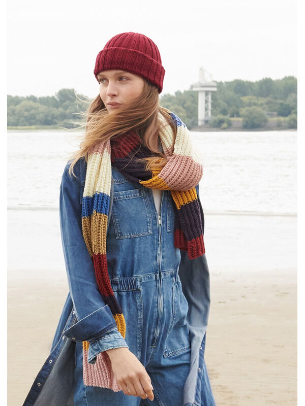 Lana Grossa SKJERF Cool Wool Big - Strikkeoppskrift (NO)