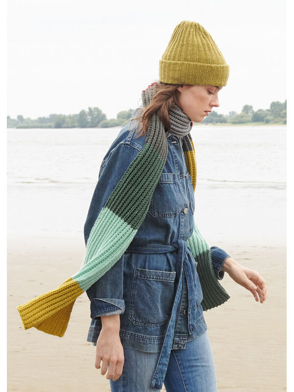 Lana Grossa SKJERF Cool Wool Big - Strikkeoppskrift (NO)