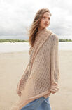 Lana Grossa TREKANTTØRKLÆDE Cool Wool Lace - Strikkeoppskrift (NO)