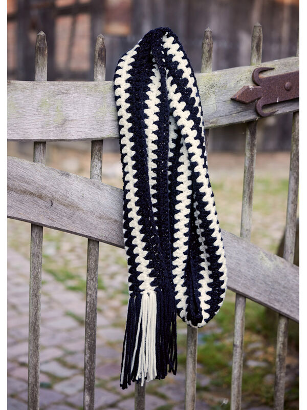Lana Grossa SJAL Alta Moda Cashmere 16 & Brillino - Strikkeoppskrift (SE)