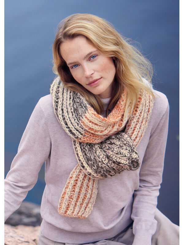 Lana Grossa SJAL Natural Alpaca Pelo - Strikkeoppskrift (SE)