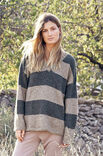 Lana Grossa PULLOVER Brigitte No. 2 - Strikkeoppskrift (NO)
