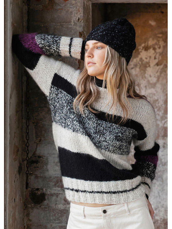 Lana Grossa PULLOVER Brigitte No. 2 & Brigitte No. 3 - Strikkeoppskrift (SE)