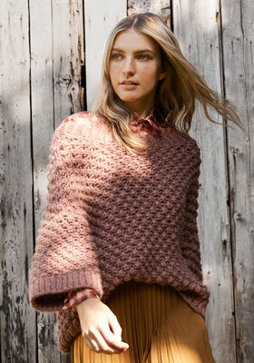 PULLOVER Brigitte No. 2 - Strikkeoppskrift (SE) fra Lana Grossa
