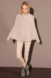 Lana Grossa PONCHO & PULSVARMERE Cool Wool Big - Strikkeoppskrift (DK)