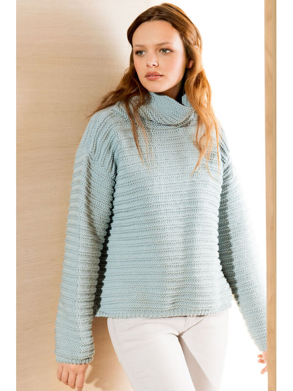 Lana Grossa PULLOVER Bingo - Strikkeoppskrift (DK)