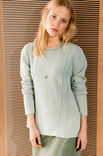Lana Grossa PULLOVER Cool Wool - Strikkeoppskrift (DK)