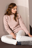Lana Grossa PULLOVER Bingo Melange - Strikkeoppskrift (DK)