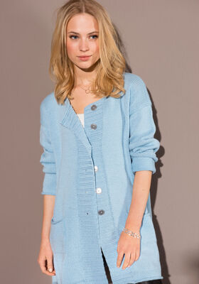 JAKKE Cool Wool Big - Strikkeoppskrift (DK) fra Lana Grossa