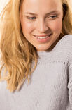 Lana Grossa PULLOVER Cool Wool Big Strikkeoppskrift (DK)