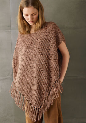 PONCHO Linarte - German Edition fra Lana Grossa