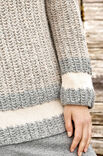 Lana Grossa PULLOVER Alta Moda Alpaca - Strikkeoppskrift (DK)