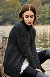Lana Grossa CARDIGAN Alta Moda Alpaca - Strikkeoppskrift (DK)