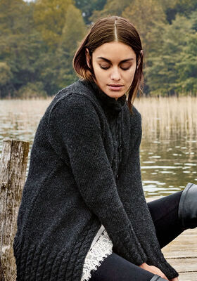 CARDIGAN Alta Moda Alpaca - Strikkeoppskrift (DK) fra Lana Grossa