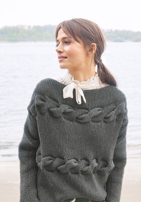 PULLOVER Cool Wool Big - German Edition fra Lana Grossa