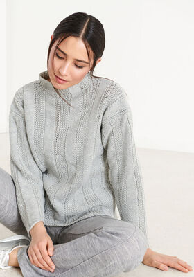 PULLOVER Cool Wool Big - Strikkeoppskrift (DK) fra Lana Grossa