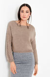 Lana Grossa PULLOVER Bingo Melange - Strikkoppskrift (DK)