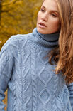 Lana Grossa PULLOVER Cashmere 16 Fine - Strikkeoppskrift (DK)