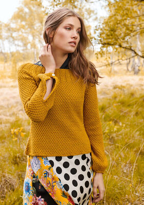PULLOVER Bingo Melange - Strikkeoppskrift (DK) fra Lana Grossa