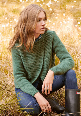 PULLOVER Cool Wool Big/Silkhair - Strikkeoppskrift (DK) fra Lana Grossa