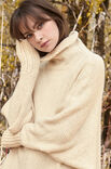 Lana Grossa PONCHOPULLOVER Alta Moda Alpaca - Strikkeoppskrift (NO)