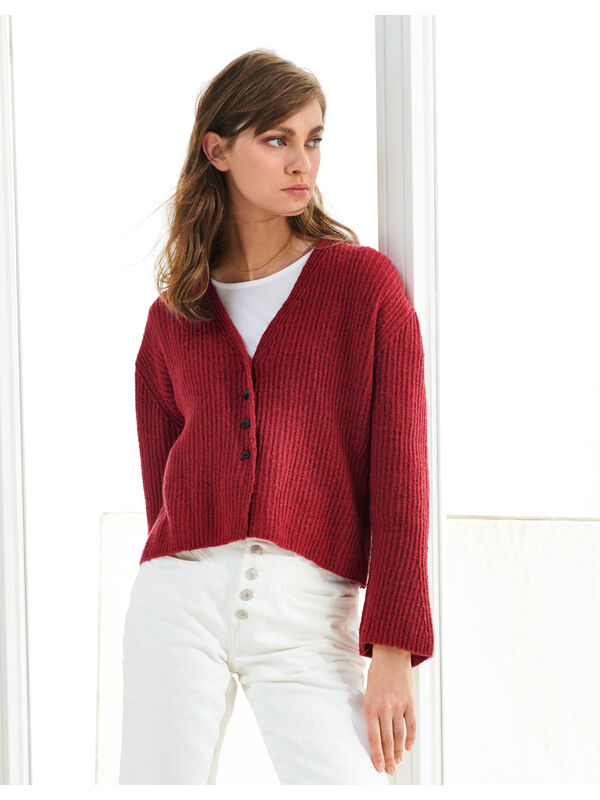 Lana Grossa JAKKE Cashmere 16 Fine - Strikkeoppskrift (NO)