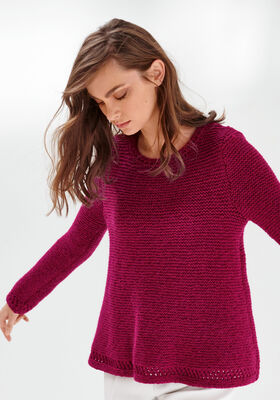 PULLOVER Alta Moda Alpaca - Strikkeoppskrift (NO) fra Lana Grossa