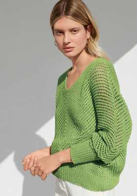PULLOVER Alta Moda Cotolana - Strikkeoppskrift (DK) fra Lana Grossa