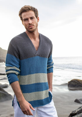 PULLOVER Solo Lino - Strikkeoppskrift (NO) fra Lana Grossa