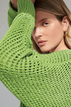 Lana Grossa PULLOVER Alta Moda Cotolana - Strikkeoppskrift (DK)