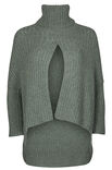 Lana Grossa PONCHOPULLOVER Cashmere 16 Fine - Strikkeoppskrift (NO)