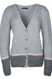 Lana Grossa CARDIGAN Cool Wool Big Melange - Strikkeoppskrift (NO)