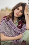 Lana Grossa SKJERF Cool Wool Lace & Silkhair - Strikkeoppskrift (NO)