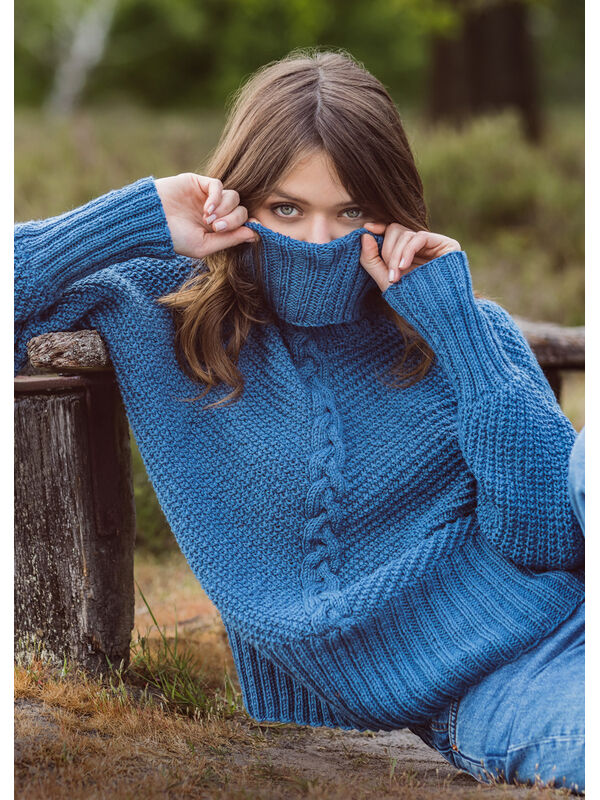 Lana Grossa PULLOVER Merino Uno - Strikkeoppskrift (NO)